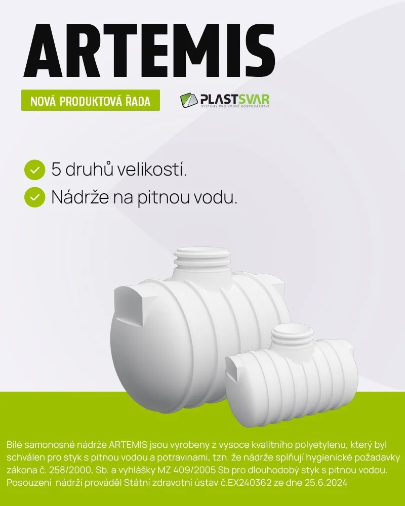 Oficiální přehled řady ARTEMIS